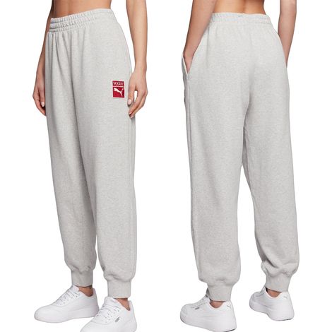 Pantalones deportivos Puma para mujer, color gris, Vogue 536693 04 M (1/5)
