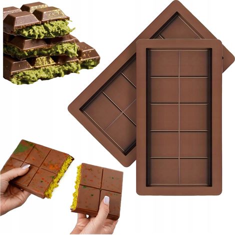 2 moldes de silicona para chocolate Dubai (1/5)