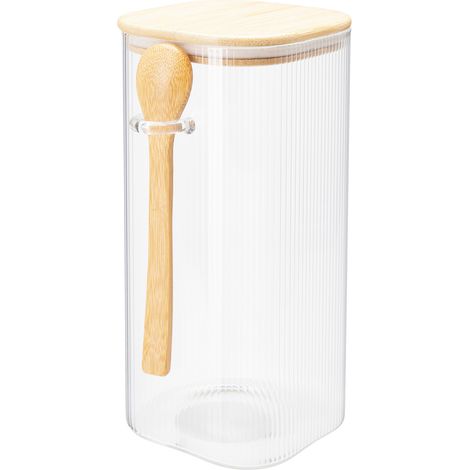 Glasbehälter für lose Produkte mit Deckel und Dichtung, 1,5 l (1/2)