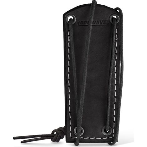 Fodero universale in pelle nera per coltelli BPS (1/3)