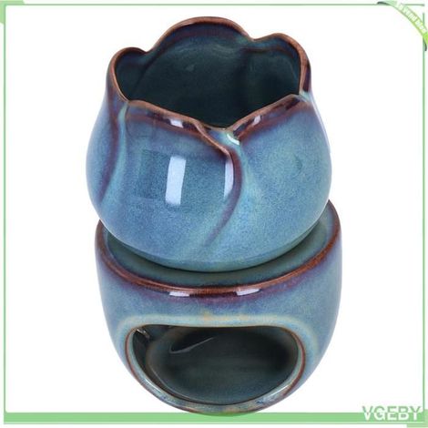 Four d'arôme - FAFEICY - Poêle d'aromathérapie céramique - Bleu - 180 ml - Chauffage thermique (1/5)