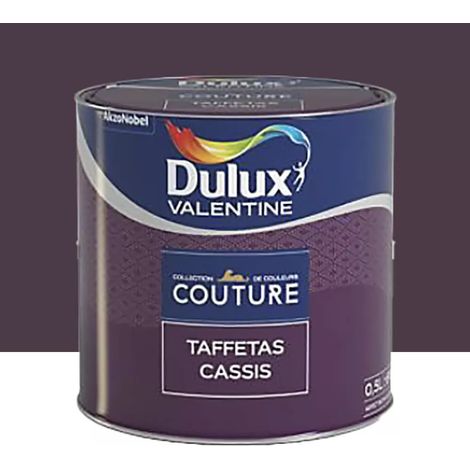 Peinture acrylique Dulux Valentine Couture Taffetas cassis 0,5 L (1/2)