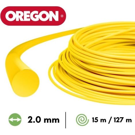 OREGON Fil de tonte, fil de coupe Roundline jaune - 2,0 mm x 127 m (69-358-Y) (1/2)