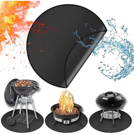 Filiyano-Tapis de protection rond de 122 cm pour foyer Solo Stove, tapis de protection pour barbecue et accessoires de camping Solo Stove. (1/5)