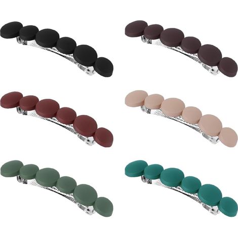 Pieces Women's Hair Clips, Delicate Side Clips, Simple and Elegant Fashionable Automatic Ponytail Hairpins for Women's Everyday, Party, and Festival Use (1/5)