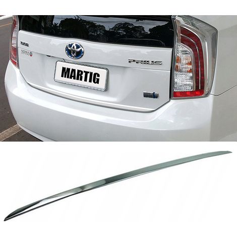 Toyota Prius IV ZVW5, tira cromada, portón trasero cromado. (1/5)