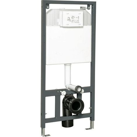 Bâti support universel KERRA pour WC suspendu Sans plaque chasse d'eau (1/2)