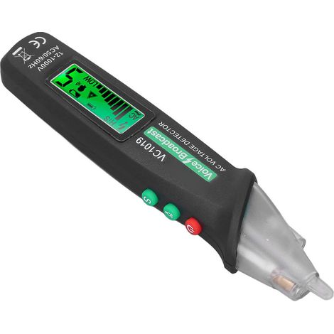 Stylo détecteur de tension sans contact, testeur de câbles d'alimentation électrique CA, haute précision, alarme sonore et lumineuse