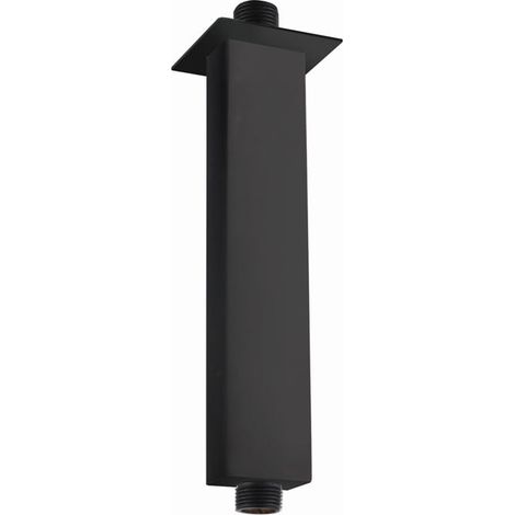 RAK Black 120mm Square Ceiling Arm - RAKSHW0005B (1/2)