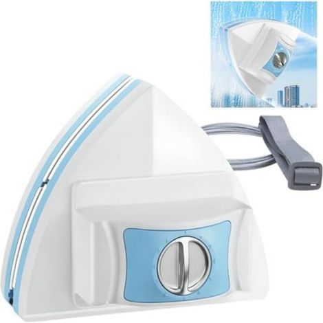 Lave Vitre Magnétique, Nettoyeur De Vitre, Lave Vitre Aimanté Double Vitrage De 3 à 30 mm, Appareil pour Nettoyer Les Vitres Exterieurs Inaccesibles, Nettoyeur De Vitres Magnétique