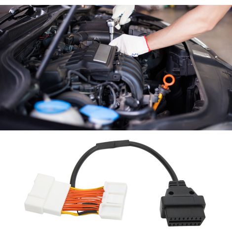 Câble adaptateur OBD double extrémité dédié pour câble de voiture Tesla Model 3 Y  câble adaptateur de diagnostic pour faisceau de câblage de voiture Tesla. (1/5)