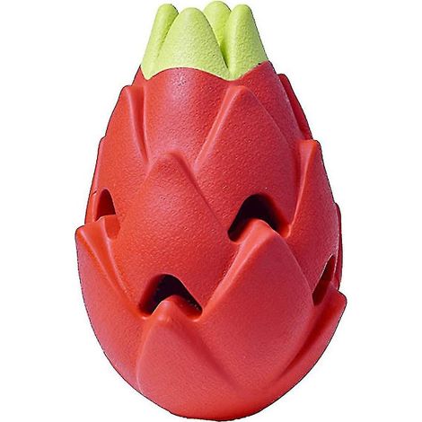 Jouet pour chien fraise, jouet à mâcher pour chiens qui aiment mâcher, jouet indestructible pour chiens qui s'ennuient, interactif (1/5)