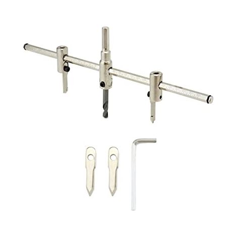 Entdecken Sie unsere unglaublich verstellbare Lochsäge aus Legierung, ideal zum Schneiden von Holz und Gipskartonplatten von 40–300 mm (1/5)