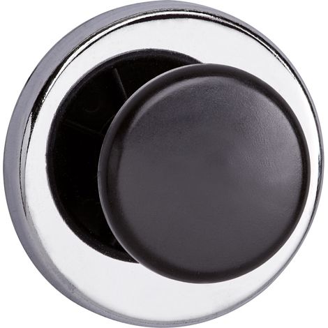 Maul Kraftmagnet (Ø x H) 67 mm x 33 mm rund, mit Griffknopf Silber, Schwarz 1 St. 6155096 (1/3)