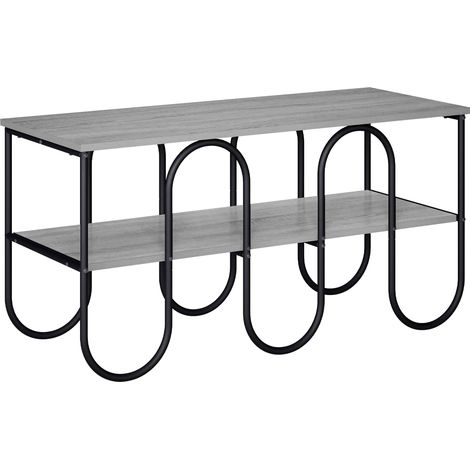 Meuble TV 100 x 40 x 50 cm Sonoma gris Bois d'ingénierie – étagère de rangement