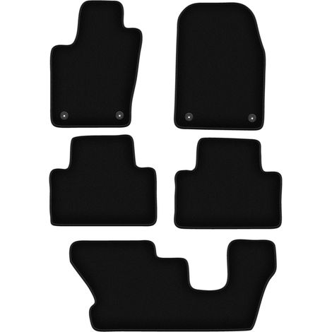 Schwarze Velours-Fußmatten für: Dodge Durango III 7-Sitzer (2010-2020) (1/5)