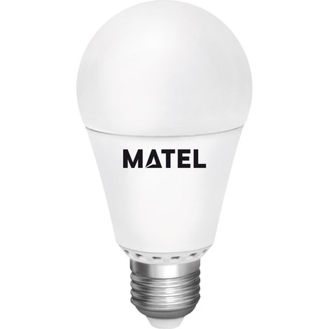 Bombilla LED Estándar Regulable E27 12W Cálida Matel (1/4)