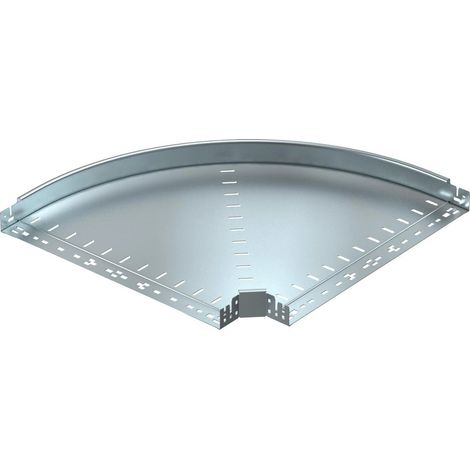 OBO Bettermann Codo 90° con conexión rápida 60x600 Acero cincado, 6041142