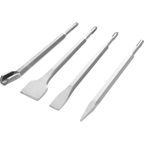 Juego de 4 cinceles para hormigón SDS KD10208 (1/5)