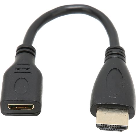 Câble adaptateur haute définition HDMI mâle vers MINI HDMI femelle (1/5)