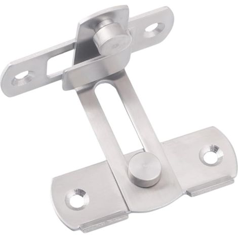 Verrou à Boucle Acier Inoxydable pour Porte Coulissante Serrure de Sécurité Boucle de Porte pour Maison Fenêtre Armoire (1/5)