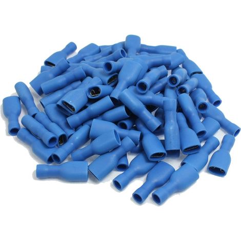 Manchon en PVC bleu AWG16-14, 100 pièces, de liaison volant FDFD2-250 (5c3b3659947821ddb922d9f0e7aaf