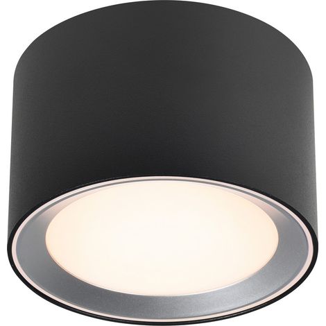 Surface spot LANDON 8 Métal Noir, H.8.2 - IP44 - LED Module /Nordlux Intérieur (1/4)