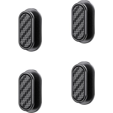 Ensemble de 4 mini crochets de voiture, crochets pour tableau de bord, crochets multifonctionnels pour siège arrière, accessoires intérieurs de véhicule, crochets autocollants, adaptés aux clés, masqu (1/5)