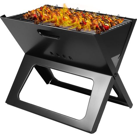 Barbecue Pliant, Barbecue Portable, Grill pour Notebook Portable Résistant Chaleur, pour Camping, Voyages (1/5)