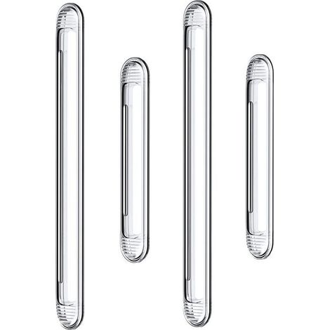 Transparente Silikonpuffer für Schranktüren, Autotüren, Schubladen, Duschtüren, Toilettendeckel (2 lange und 2 kurze) (1/5)