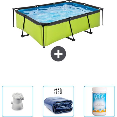 Exit Pool Rechteckig - 220x150x65 cm - 4-teilig SCB75 (1/4)