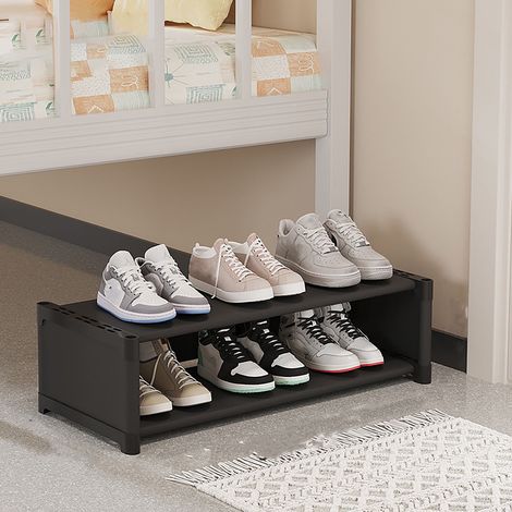 Rack À Chaussures - Sous Lit - 3 Niveaux - Dimensions 56,5 x 21 x 20 cm - Pour Chambre Étudiante Ou Petit Espace (1/3)
