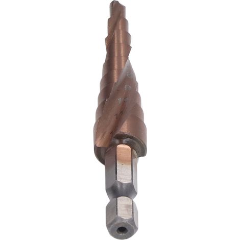 Foret hélicoïdal cobalt M35 à queue hexagonale, 9 diamètres de 4 à 12mm pour perçage acier (1/5)