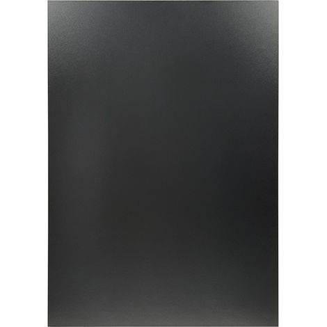 Plaque ardoisine mélaminée double face 69 x 49 cm – Support intérieur et extérieur – Écriture à la craie sur deux faces – Certifiée PEFC