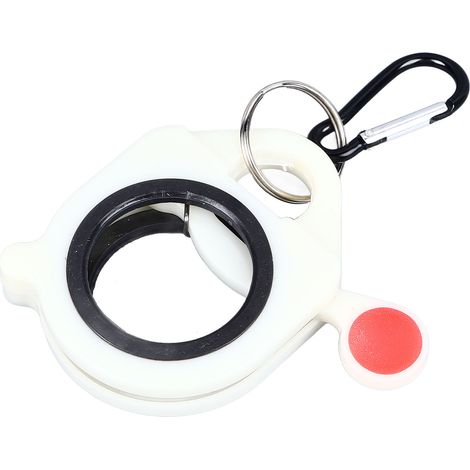 Organisateur de serre-câbles en ABS fluorescent, réutilisable et léger, pour une utilisation intérieure et extérieure (blanc). (1/5)