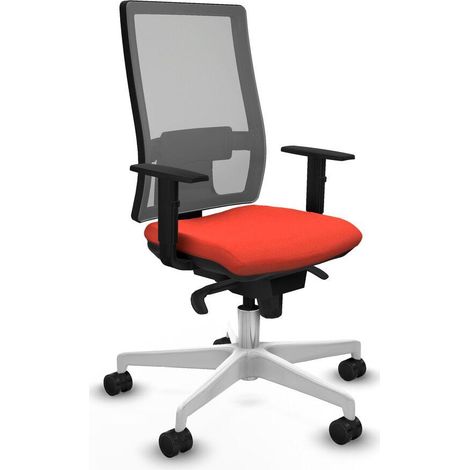 Piqueras y Crespo Chaise Ergonomique Orange Foncé Bureau (1/3)