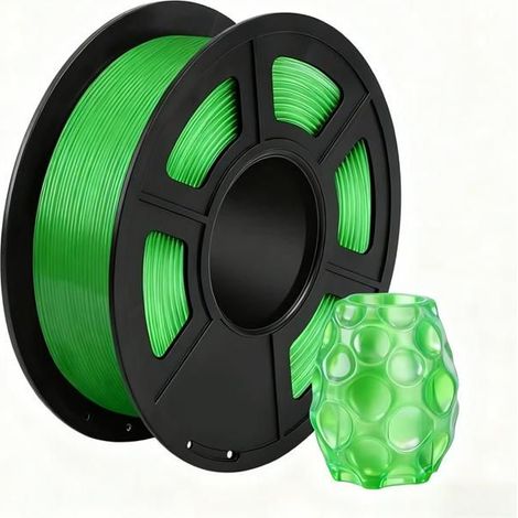 KLVGTIFS PU - Filament PLA Pro Bleu 1kg de 1.75 mm avec Précision Dimensionnelle de +/- 0,02 mm 1 Bobine Résistance pour Imprimantes 3D FDM, Vert (1/5)