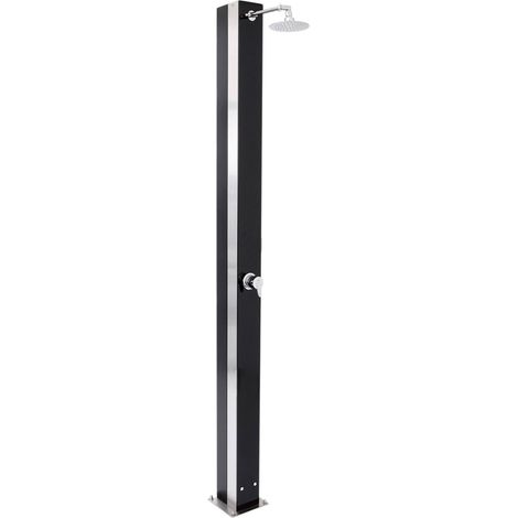 Solardusche Exquisit aus Edelstahl mit Glasfront 18l (1/5)