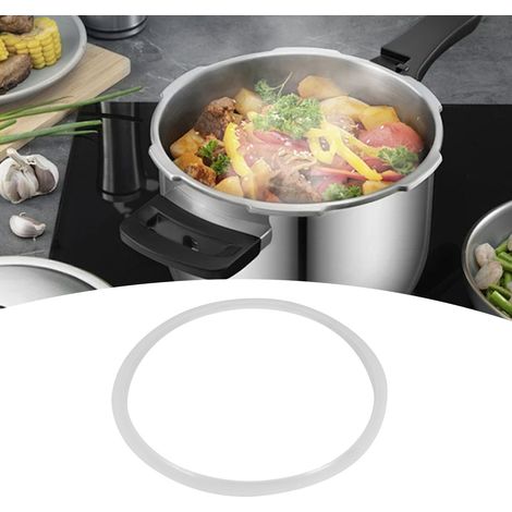 Joint de silicone transparent pour autocuiseur - Diamètre intérieur 26cm - Anneau de scellement étanche haute température - Facile à installer et remplacer