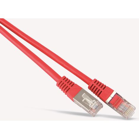 S-IMPULS Netzwerkpatchkabel CAT.6 , RJ45, 1:1, 1 m, rot