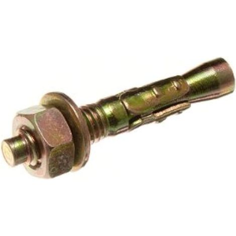 One Stop DIY Boulons traversants en acier passivé Yzp M8 x 50 mm