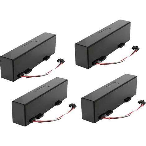 Wiederaufladbare Batterie, 9800mAh Kapazität, Kompatibel mit Reinigungsgeräten, 12800mAh- 4PCS (1/2)
