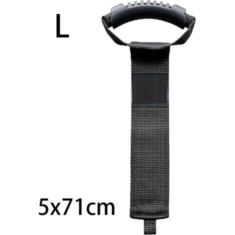 (1 pièce - L) Organisateur de rangement pour rallonge électrique avec sangles de rangement robustes pour tuyau d'arrosage et rangement mural de garage (1/5)