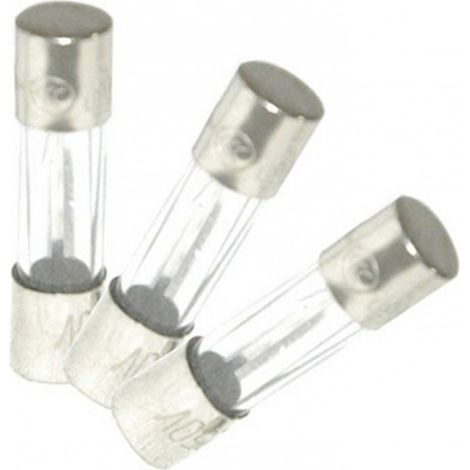 FUSIBLE DE VIDRIO. RAP. DIÁMETRO 5MM-LONGITUD 20MM-6A-250V-3 PIEZAS