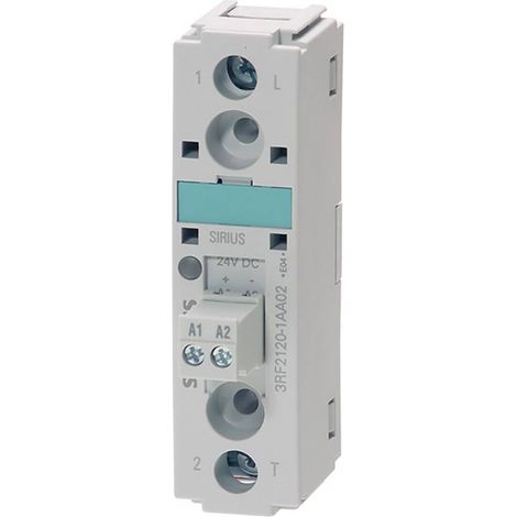 Siemens Relais à semi-conducteurs 3RF21201AA42 20 A Tension de contact (max.): 230 V/AC à commutation au zéro de tensio (1/3)