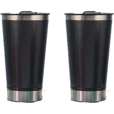 Tumbler Acier Inoxydable - Couvercle Multifonction avec Paille - Ouverture Bouteille Intégrée - Résistant aux Fuites - 500 ml (1/5)