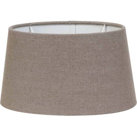 Light & Living - paralume - Livigno - marrone - tessile - E27 -