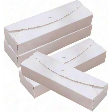 30 boîtes à bonbons en papier blanc pour biscuits, desserts, chocolats - Coffrets cadeaux pour mariages et fêtes de Noël (1/5)