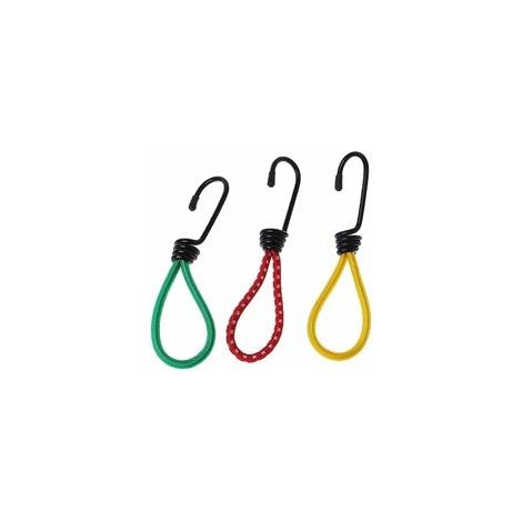 12pcs Camping en Plein air Tente élastique Crochet Boucle Corde Sangles Bundle Fixe Haut Elasticité Crochet de Fixation du Cordon de Plate-Forme (1/5)