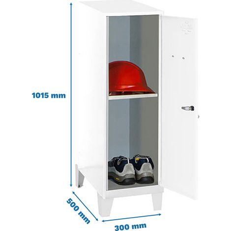 Simonrack Cassettiera in metallo bianco 1015x300x500 mm